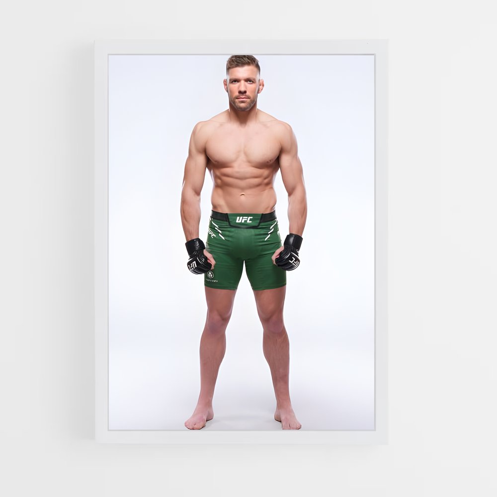 Poster Le Boxeur En Vert – affiche MMA (vue 3)